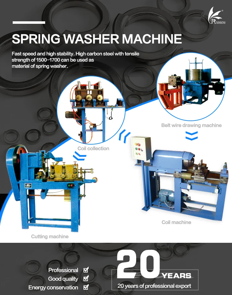 M10-12 cutting machine spring washers making machine