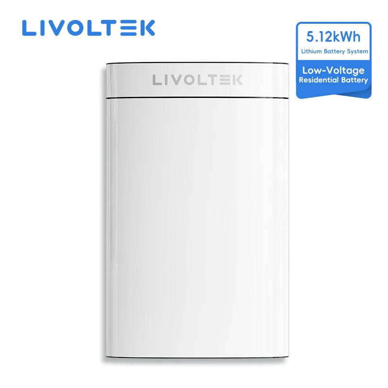 LIVOLTEK настенный IP65, литий-ионный аккумулятор Lifepo4 51,2 В, 100ah, для хранения энергии в жилых помещениях, для солнечных систем