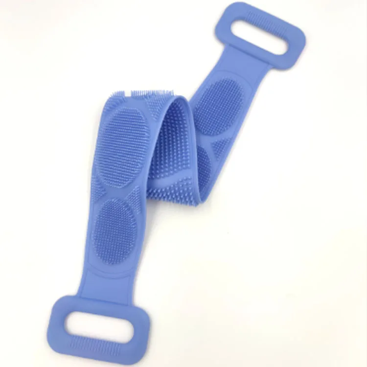 65/72/80 cm silica gel back rub lengthened silicone bath towel men and women back rub mud rub ash