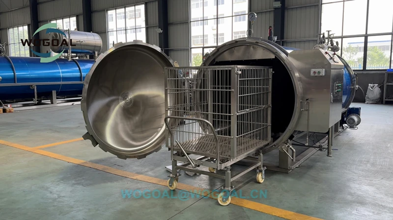 Hot sale glass bottles tin cans retort machine autoclave sterilizer