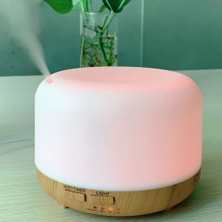 Электрический диффузор эфирного масла с дистанционным управлением, 300 мл, ультразвуковой увлажнитель воздуха со светодиодной подсветкой, ночник