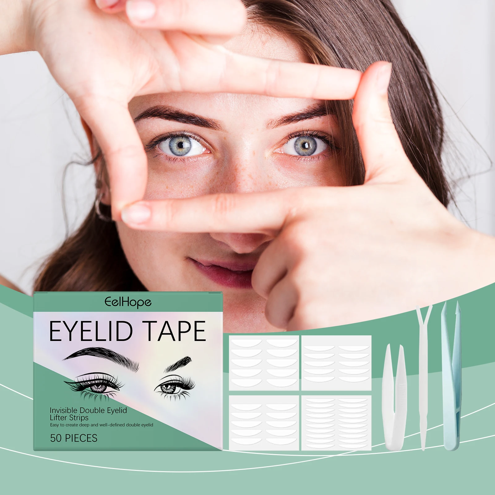 EELHOPE Double Eyelid Tools Waterproof Doubl Eyelid Tape Sustainable Double Eyelid Sticker