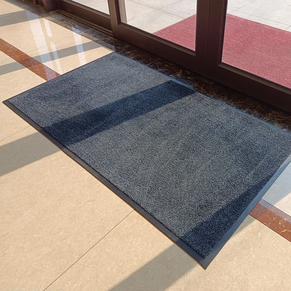Personalized Dust control commercial washable nylon NBR carpet floor mat