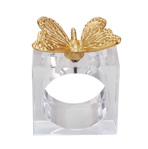 Золотое кольцо для салфеток shapre с кристаллами для обеденного стола для отеля и столовой в наличии