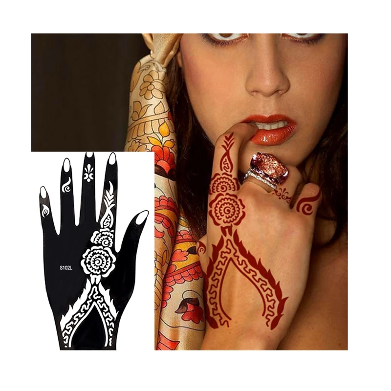 Salon  Hot Semi-permanent Hana Tattoo Paste Hand-painted Template Body  Character Tattoo Paste Sticker New Painting