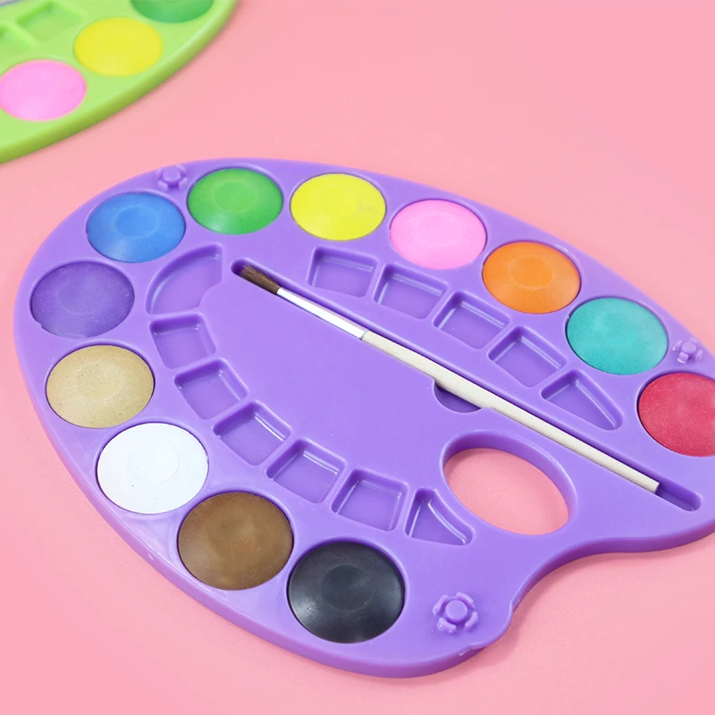 Wholesale high quality watercolor paint set water brush