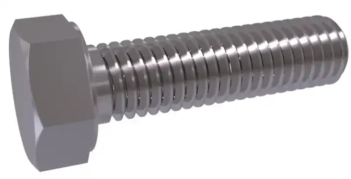 M10 x 100mm Fluoropolymer Coated Hexbolts ASTM A193 GR.B8M AISI 316 Bolts with Nuts ASTM A194 GR.8M