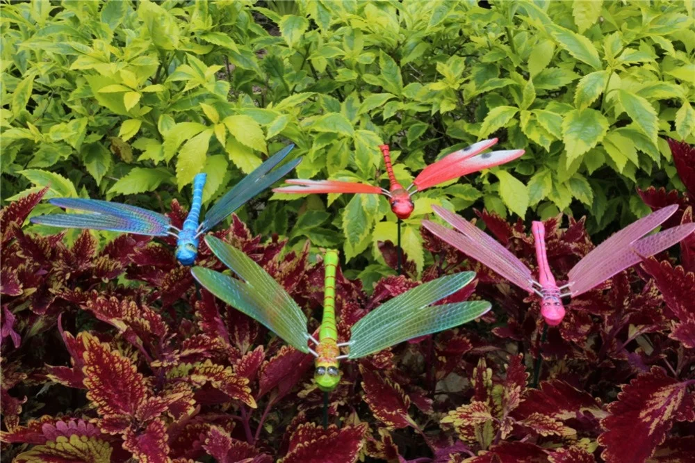 Osgoodway Green Jump Multicolor Plastic Frog Garden Stake Low-Priced Modern Home Decor for Indoor Use PS Material