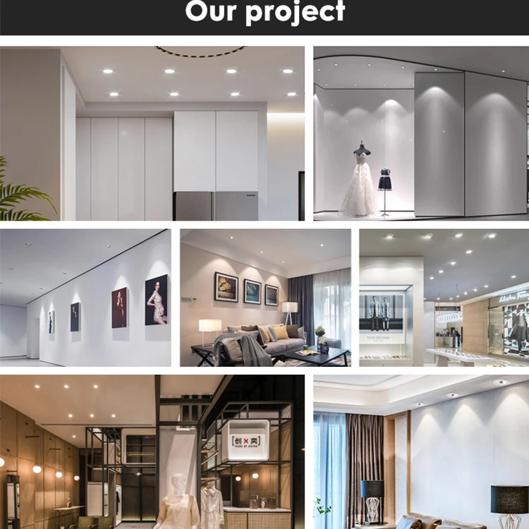 10w Mr16 Round Led Recessed Lamp Office Ceiling Led Down Light Module