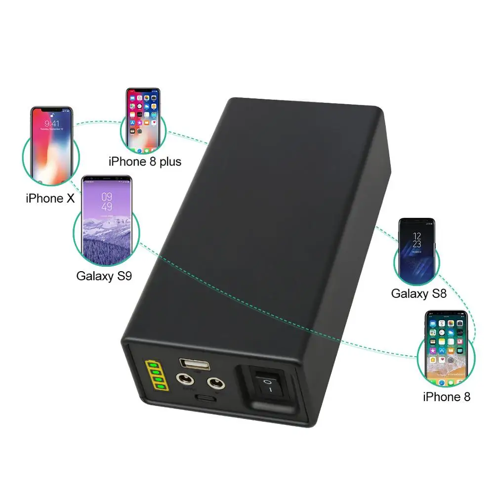  Портативный мини спящий 142.08Wh 11 1 V 12800mAh DC источник питания аккумулятор Cpap