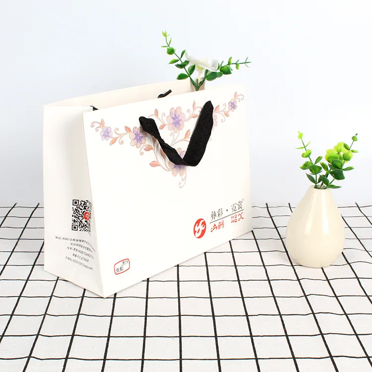 Creatrust Tote Black Your Own Logo Factory Custom Food Snack Takeaway Mcdonald Boutique Tile Paper Bag