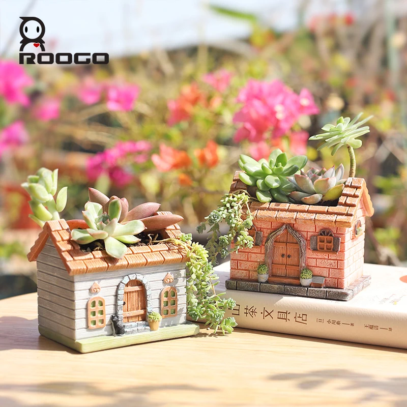 Roogo New Chinese Small Flower Pot