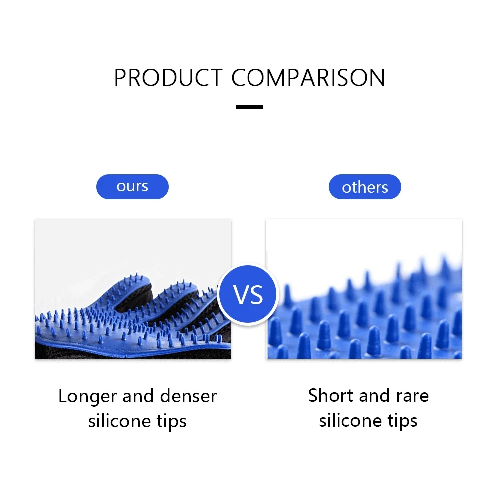 Pet fur remover hair grooming shedding glove