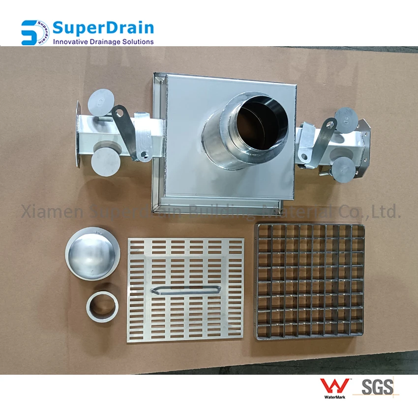 Factory Supplier Kitchen Slot Drain System with Industrial Food Grade Drain for Restaurant