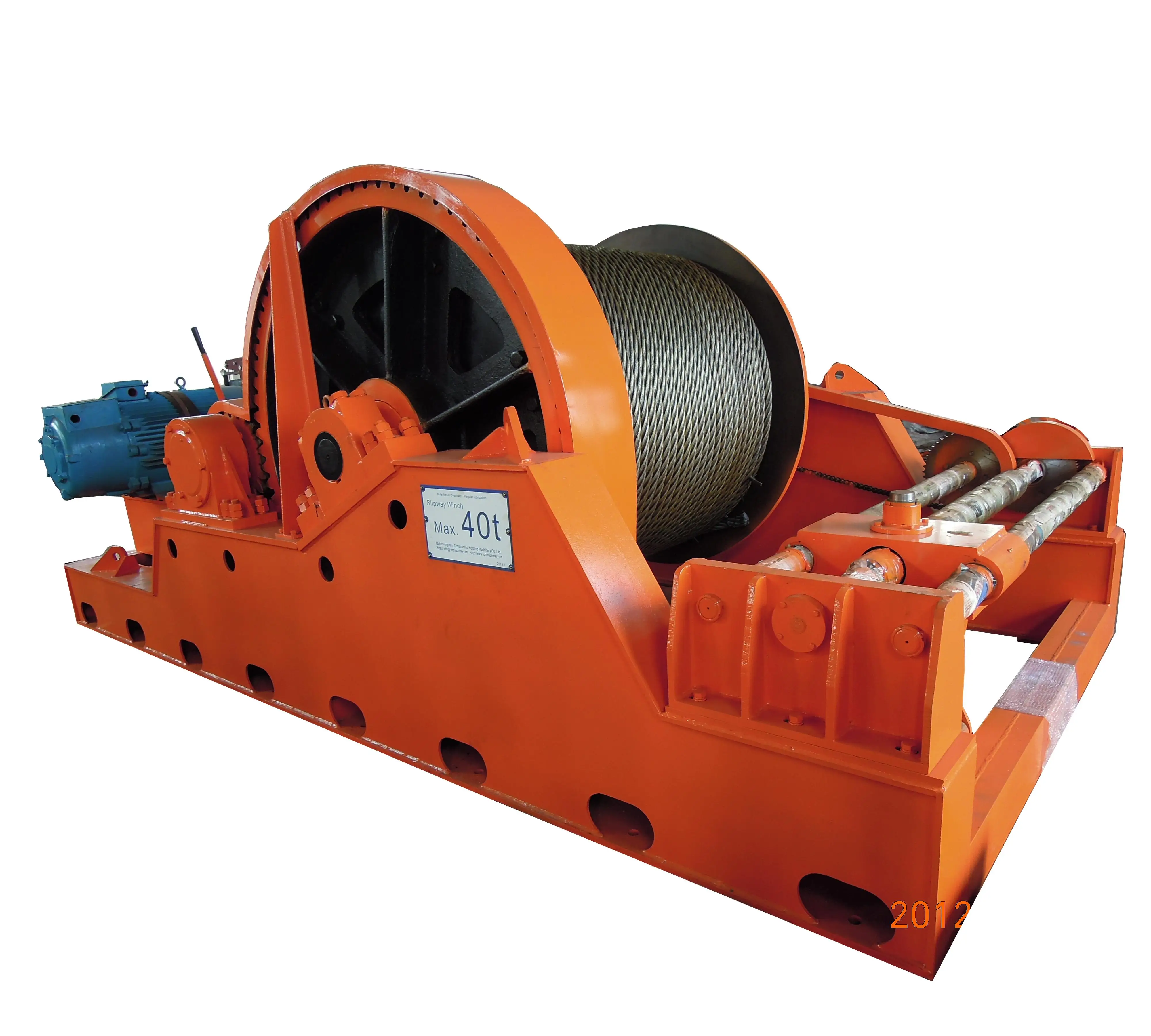heavy duty electric winches for gantry  overhead launching crane