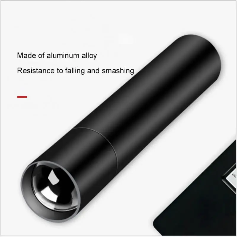 Flashlight 18650 Lithium Battery USB Rechargeable Mini LED Flashlight