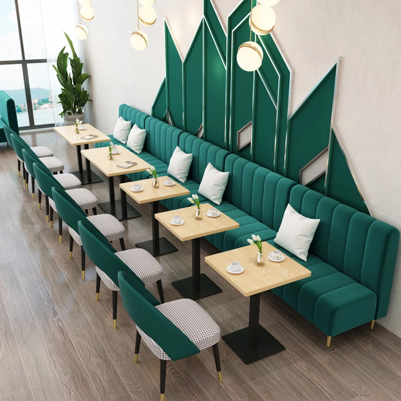
New Design Modern series restaurant booth sofa and table sets  (60466070274)