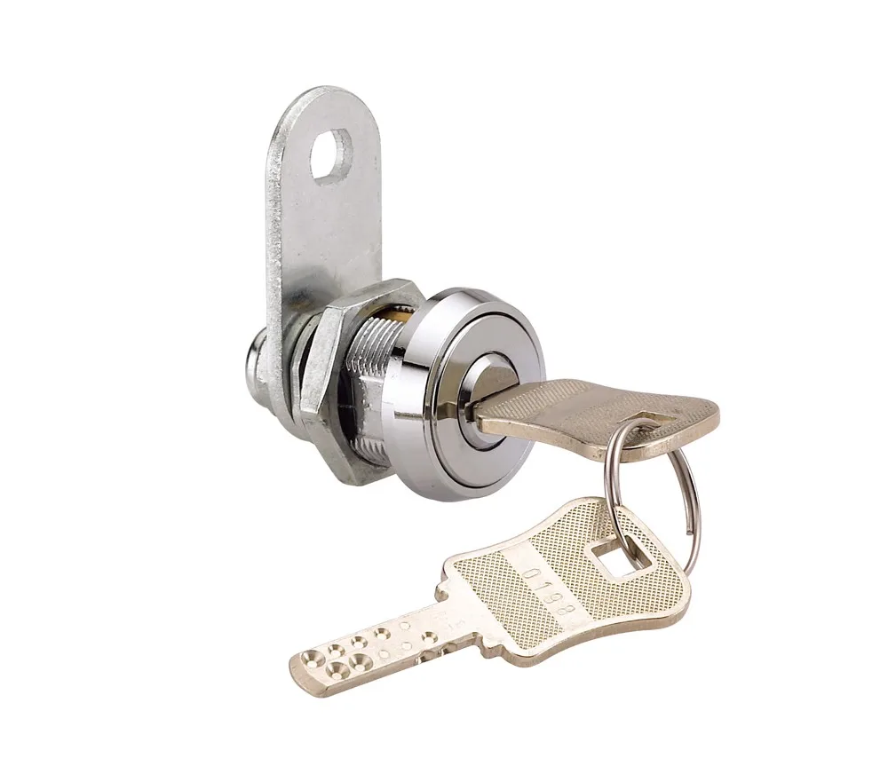 JK531 zinc alloy OEM cylinder drawer 19mm combination cam cabinet lock for furniture hardware
