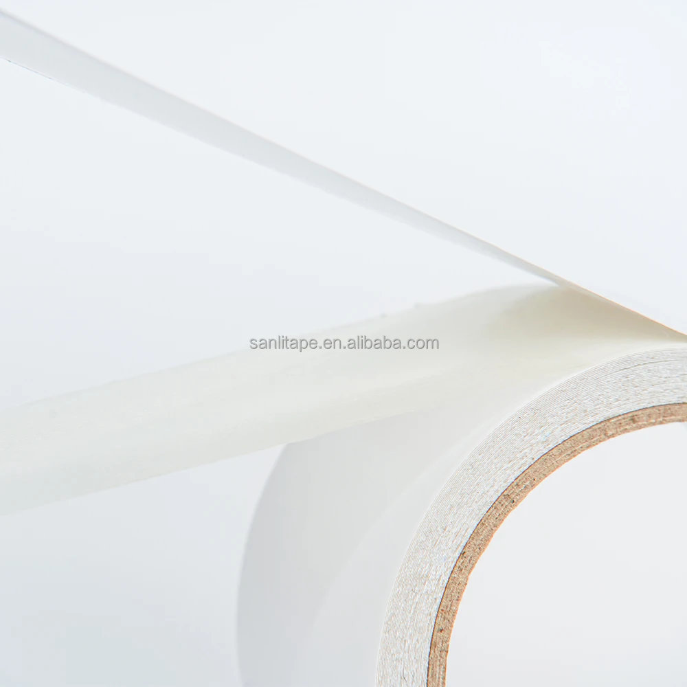 Embroidery Fabric Adhesive Tape Clear Yellow Hotmelt Double Sided Tissue Tape