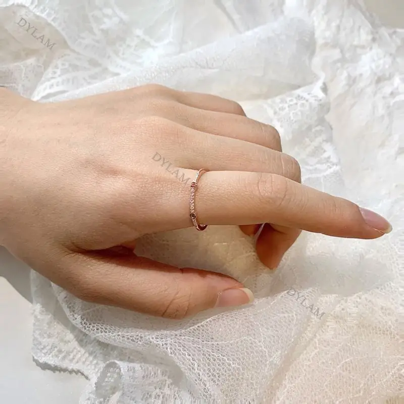 Wholesale Luxury 925 Silver Jewelry Eternity Rings for Women Love Lots Bulk Wedding Band Engagement Ring lot rings woman