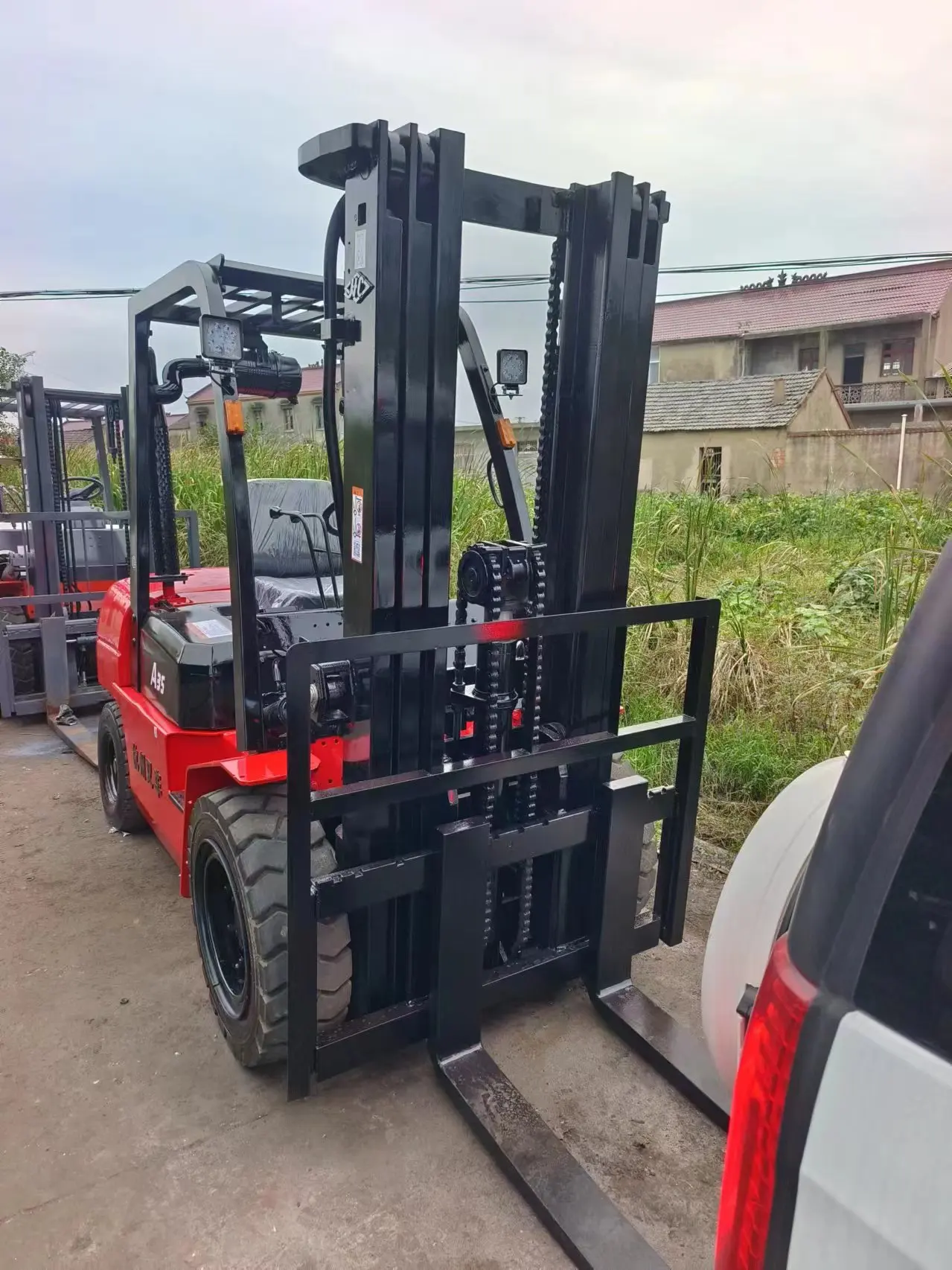 Original Used Excavator Machine Hangcha CPC35 Forklift 3.5Ton Used Backhoe Road Roller Excavator Low Price Excavator Machine
