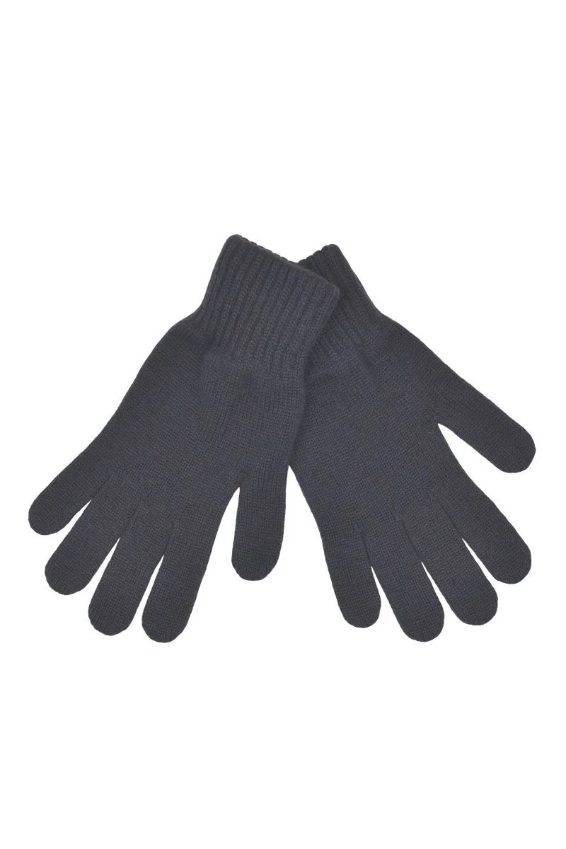 2023 Wholesale casual design solid color plain knitting winter warm gloves cashmere for unisex