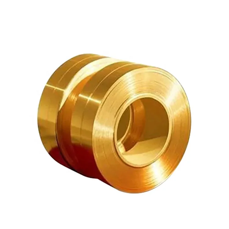 C22000 C26000 C26800 C27200 C28000 C11000 Thin 1mm 2mm Thickness Brass Copper Strip For Decoration