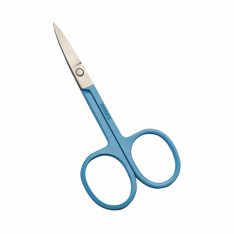 Wholesale Customization Paint Spray Color Makeup Tools Beauty Scissors Eyelash Eyebrow Trimmer Cosmetic Scissors