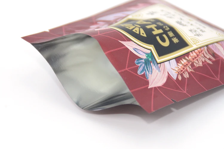 Заводской производитель Zhongbao индивидуальный экологически чистый биоразлагаемый термоизолирующий пакетик из фольги для чая