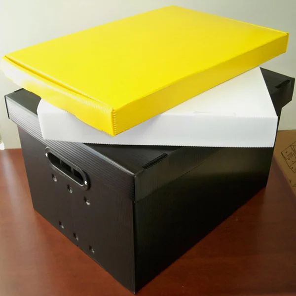 Wholesale Recyclable Foldable coroplast storage danpla polypropylene plastic PP corrugated sheet box for products packaging