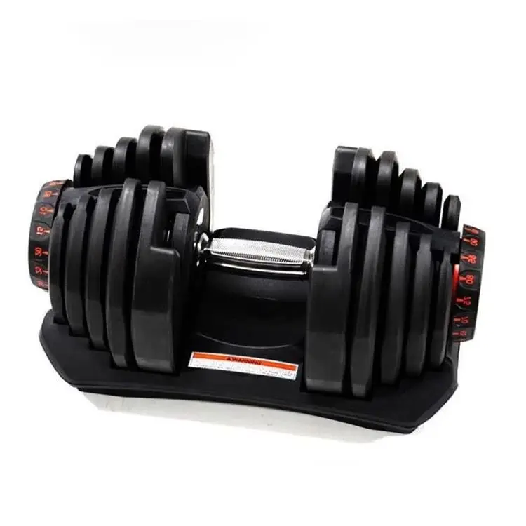 
Gym training with 90lb pounds adjustable dumbbells free to vary weight 24kg 40kg 