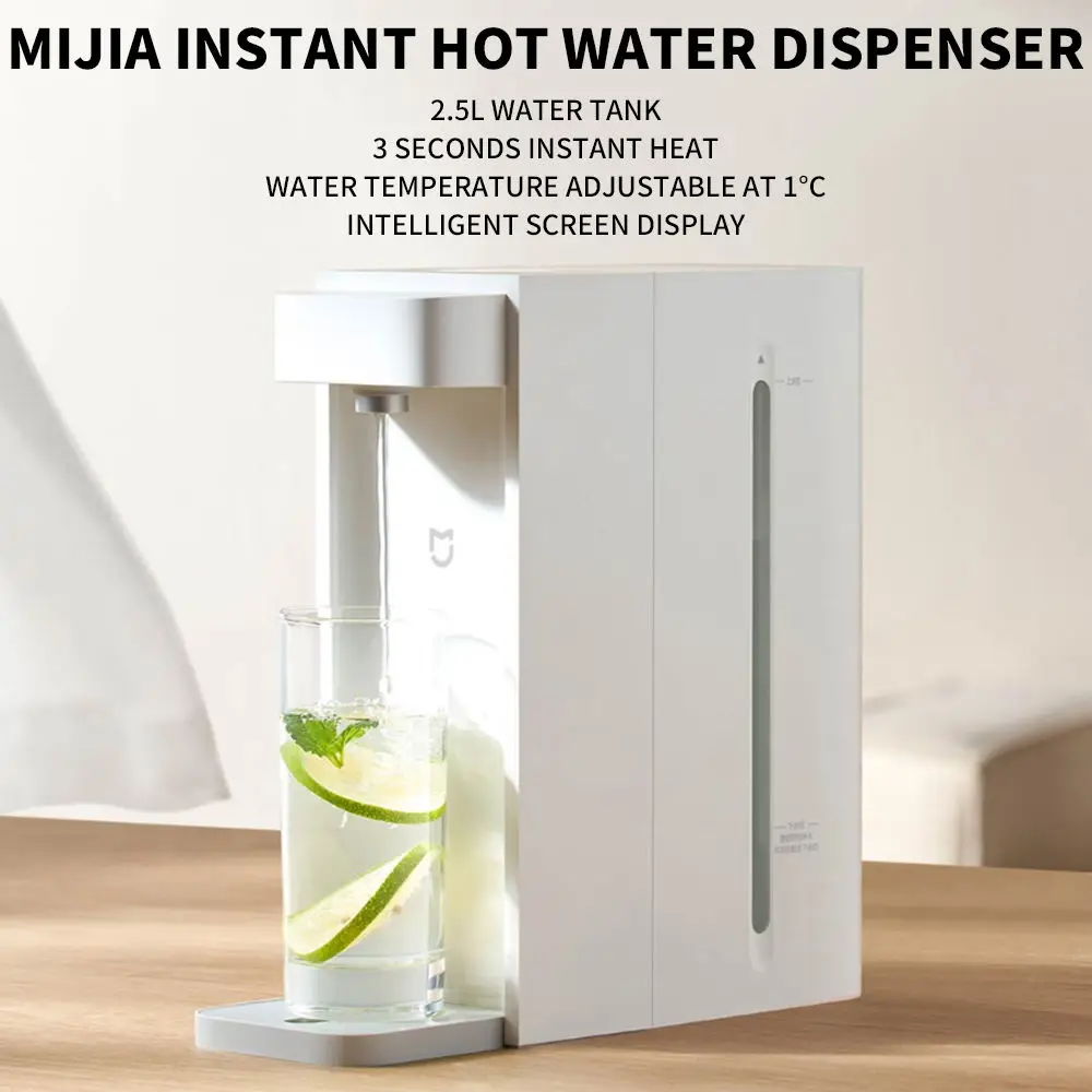 XIAOMI MIJIA Instant Hot Water Dispenser S2202 Home Office Desktop Electric Kettle Thermostat Portable Water Pump Fast calorifie