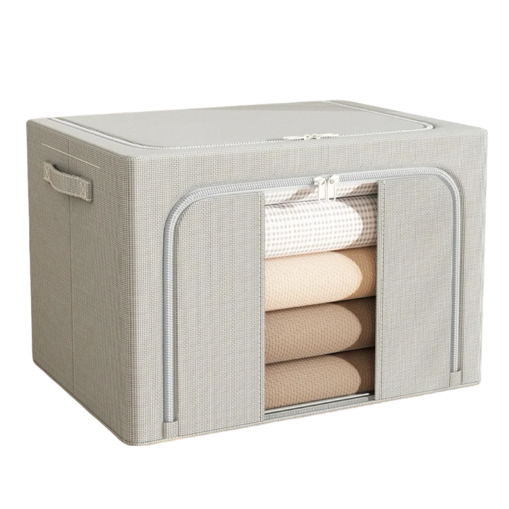 High Quality Large Capacity Foldable Cotton Closet Organizer Multi-Purpose Wardrobe Clothes Polyester Stackable Household