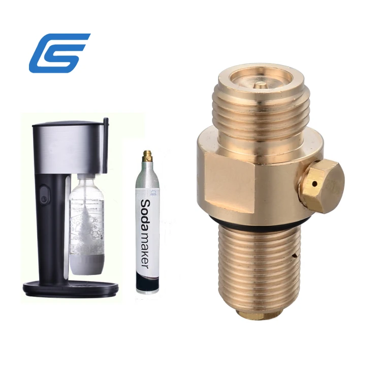 European Market Standard PI MARK Certification ISO V Product cylinder soda water maker co2 valve compact valve
