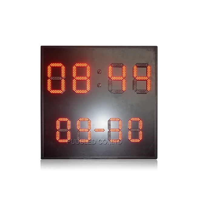 Заводская цена 10 дюймов 8 светодиодные однозначные часы