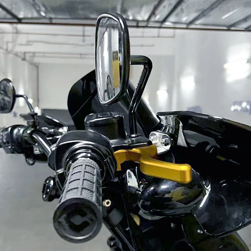 Black CNC Aluminum Blade Ergonomic Brake Clutch Levers for Harley SOFTAIL   Two finger control style more effort after