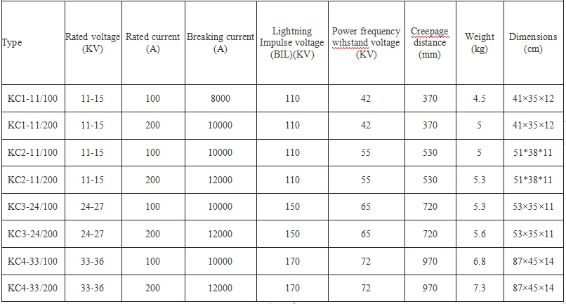 100A200A High voltage fuse Drop type fuse
