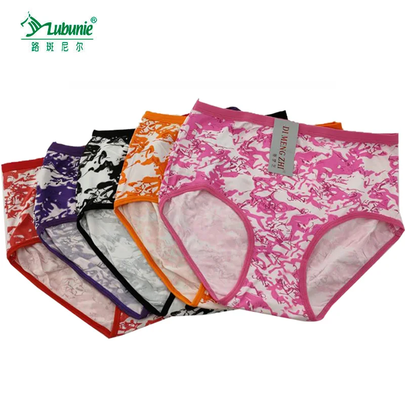 Ladies underwear manufacturers clearance stock lady high waist silk nylon underwear