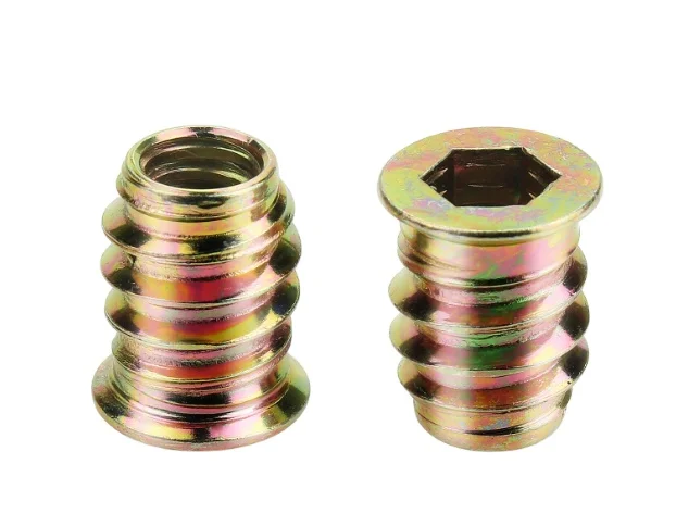 Stainless Steel SS304 Hexagon Socket Wood Insert Nut