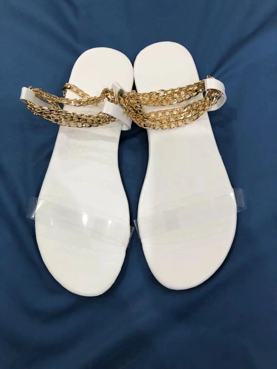 
LFZ-190 2021 Summer Women Shoes Sandals Ladies Casual Beach Fashion Transparent Plus Size Flat Shoes Sandals Women 