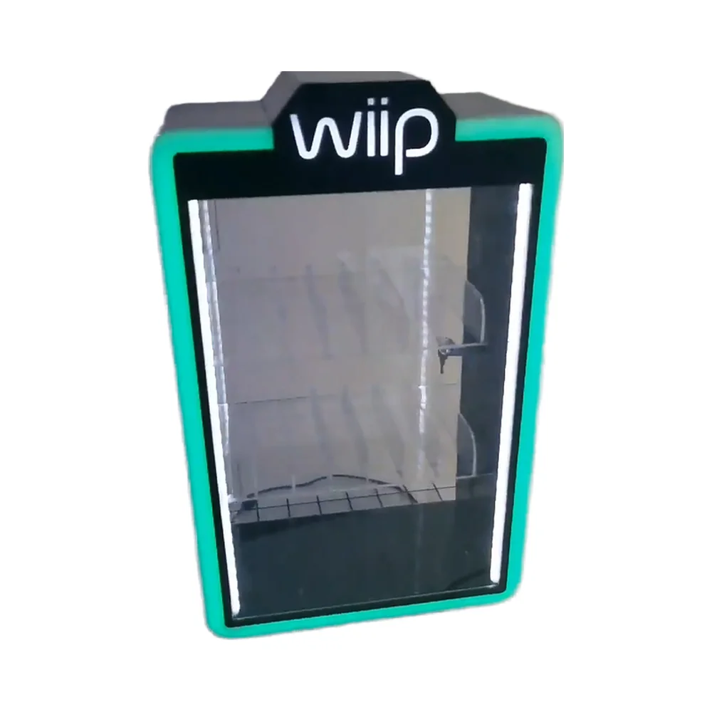 Convenience store counter acrylic cigarette display dispenser Smoke shop 3 layers cigarette display box