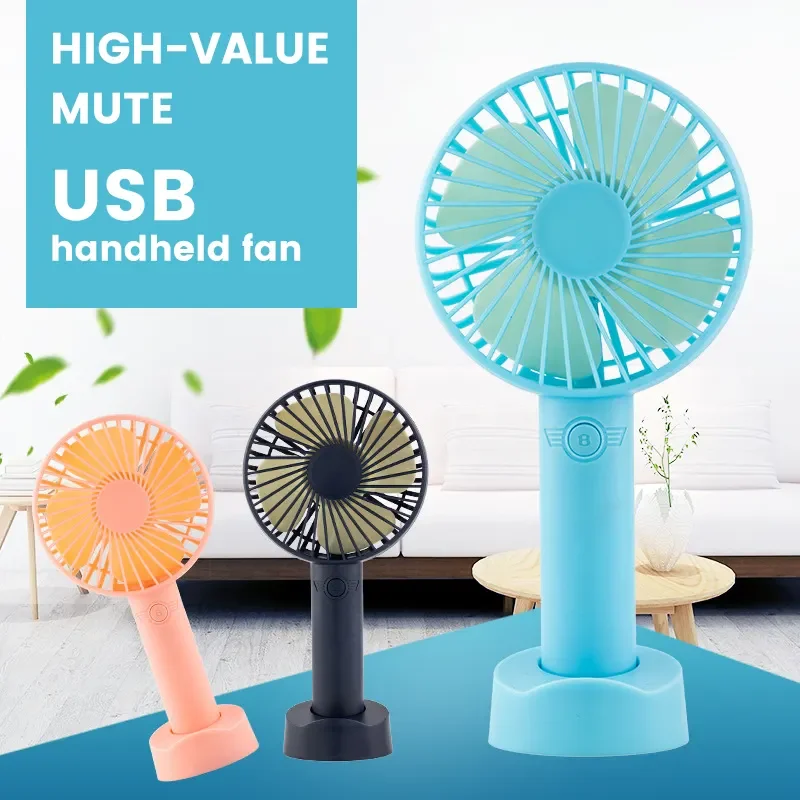 Hot Selling Portable Fan USB Rechargeable Mini Telescopic Floor Low Noise Summer Electric Fan For Household Bedroom Office
