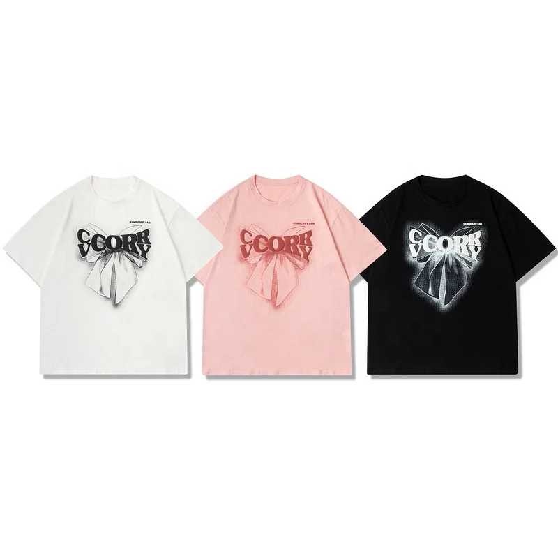 Wholesale 2022  Oversized High Quality Puff Printing Pattern Stylish Plus Size Men Streetwear  T-shirt