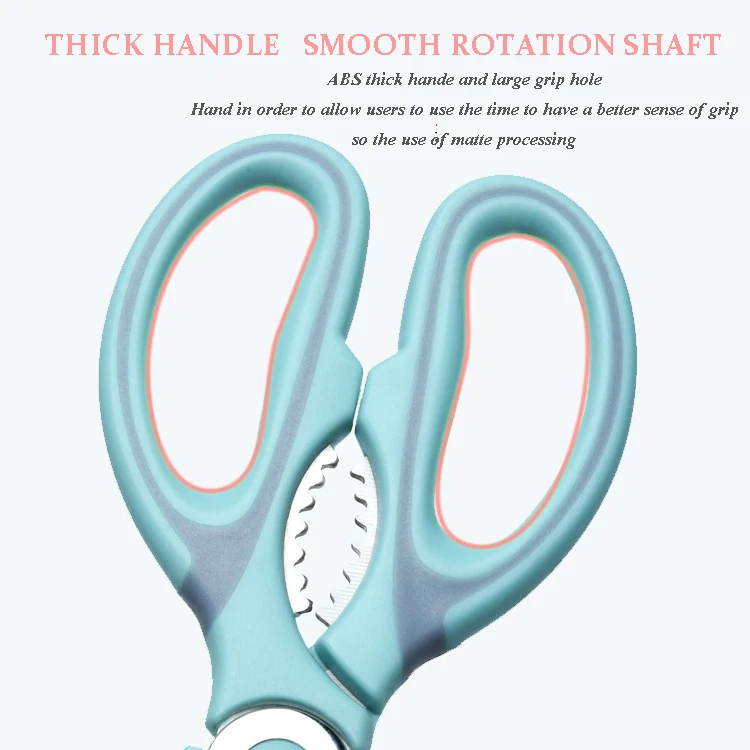 Hight Quality Multi-Functional Kitchen Scissor Stainless Steel and Handle PP Material Scissor