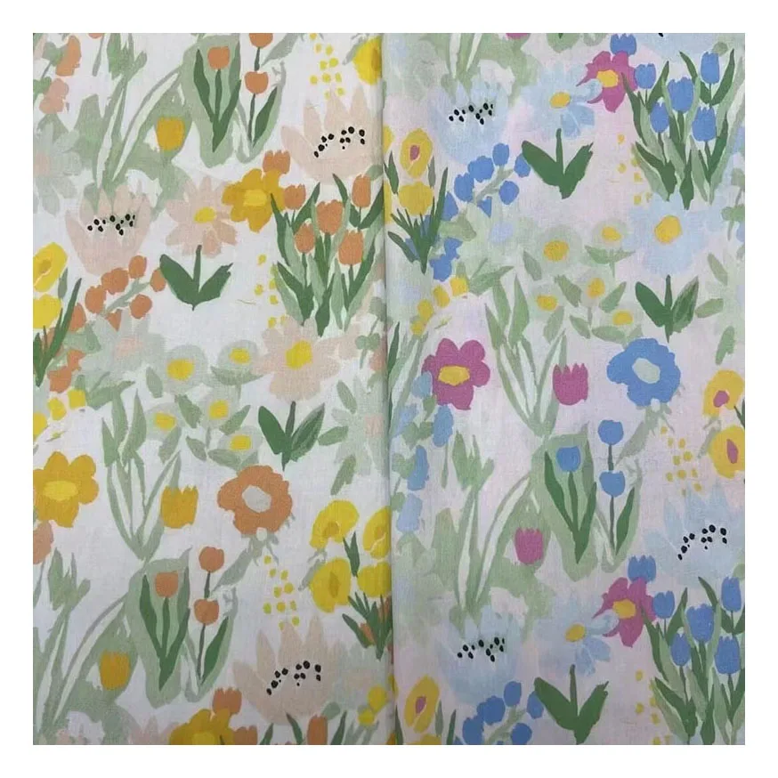 Customized South African gown clothing material Big dot printing textile 100 cotton fabric
