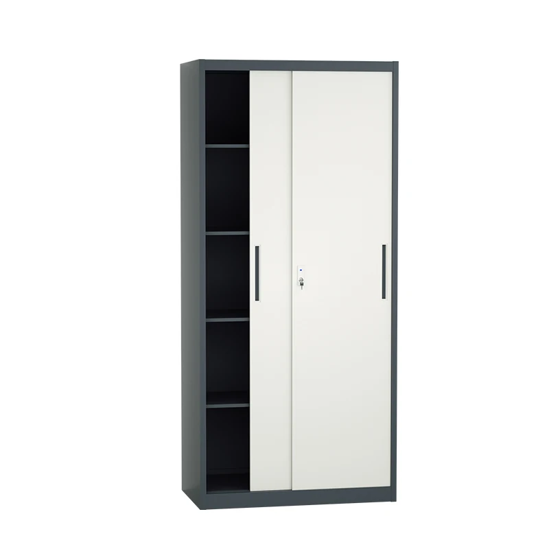 Office Furniture Steel Storage Cabinet Metal Storage Filing Cabinets Customized Metal Cupboard with sliding door