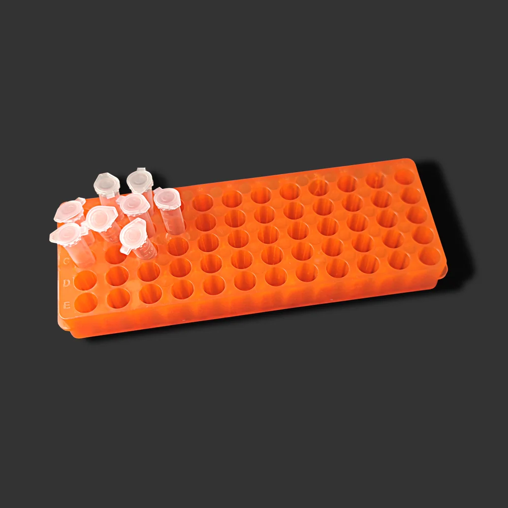 1 шт. лаборатория пробирки держатель стойка 0 5 мл/1 мл центрифужные стенд 2-сторонняя 60 отверстиями пластиковая центрифужная пробирка стеллаж для выставки