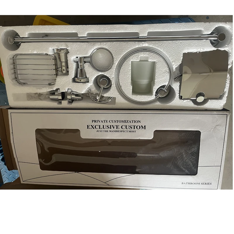 Bathroom Hardware Circular Ring Stainless Steel Circular Towel Rack Wall Mounted Bathroom Bath Towel Ring