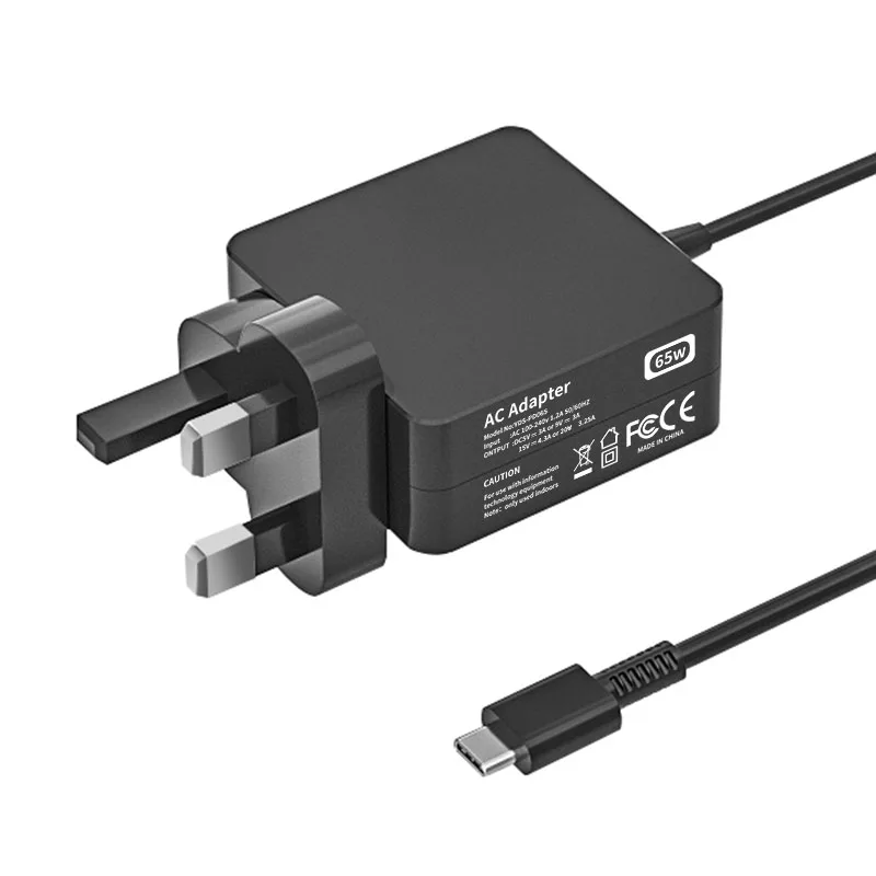 Wholesale 65W AC Power Supply Laptop Charger for DELL HP 5V Type C USB Replacement Laptop Adapter