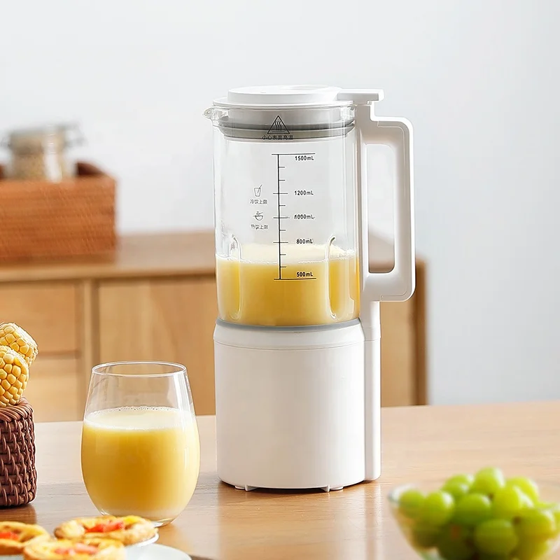 Kitchen Appliances Electric Soup Maker Household Food Blender 1500ML High Borosilicate Glass With Soundproof Cover